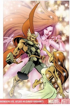 Avengers Vs. Atlas (2010) #4 (DAVIS VARIANT)