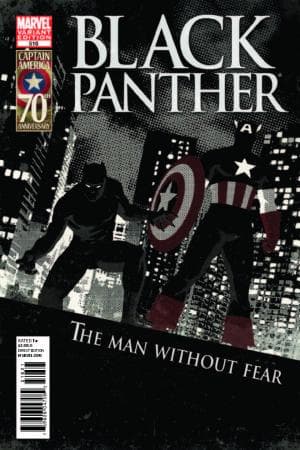 Black Panther: The Man Without Fear (2010) #516 (CAPTAIN AMERICA 70TH ANNIVERSARY VARIANT)