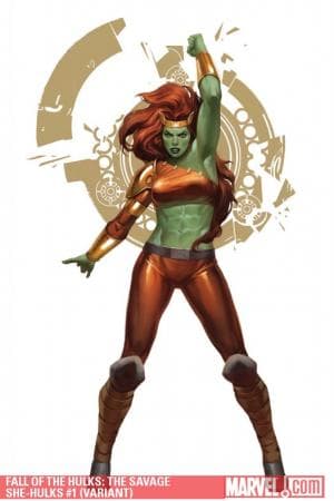 Fall of the Hulks: The Savage She-Hulks (2010) #1 (VARIANT)