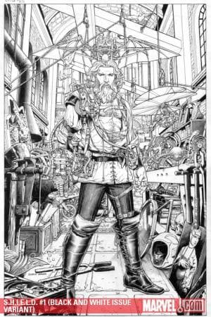 S.H.I.E.L.D. (2010) #1 (BLACK AND WHITE ISSUE VARIANT)