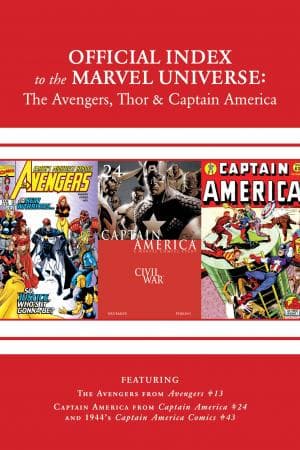 Avengers, Thor & Captain America: Official Index to the Marvel Universe (2011) #14