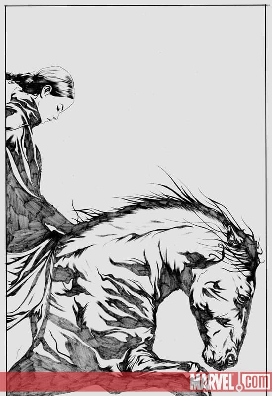 Dark Tower: The Gunslinger Born (2007) #4 (Jae Lee Sketch Variant)