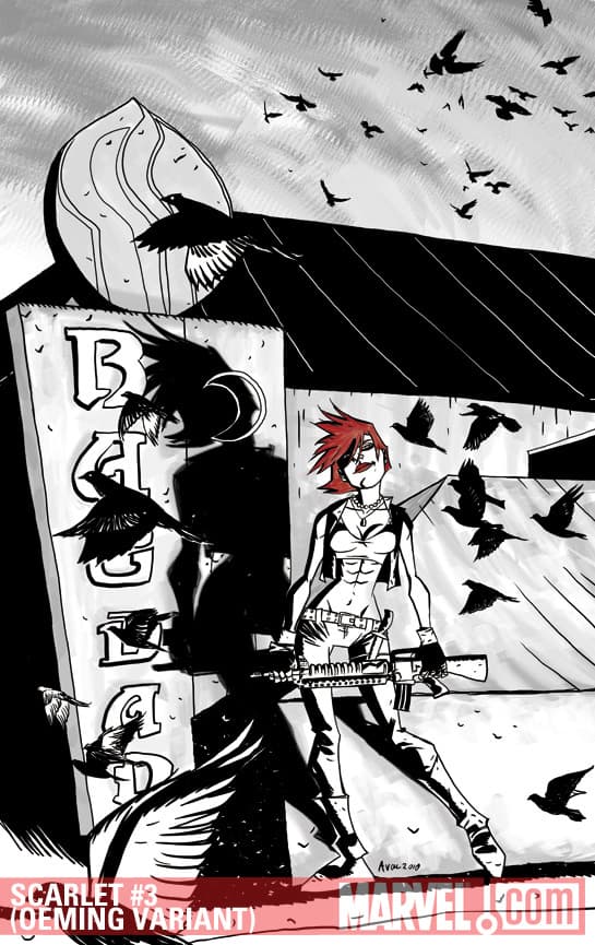 Scarlet (2010) #3 (OEMING VARIANT)