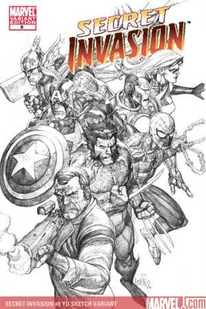 Secret Invasion (2008) #8 (YU SKETCH VARIANT)