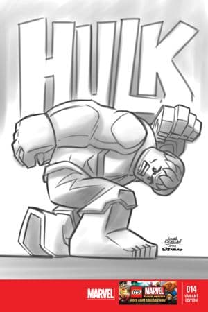 Indestructible Hulk (2012) #14 (Castellani Lego Sketch Variant)