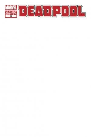 Deadpool (2008) #50 (Blank Cover Variant)