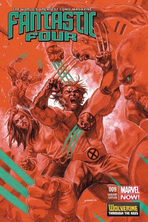 Fantastic Four (2012) #9 (Yardin Wolverine Costume Variant)