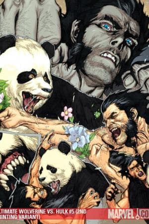 Ultimate Wolverine Vs. Hulk (2005) #5 (2ND PRINTING VARIANT)