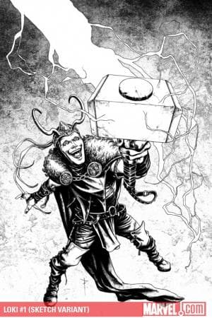 Loki (2010) #1 (SKETCH VARIANT)