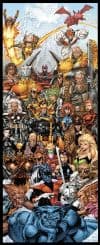 X-MEN BY JIM LEE DOOR POSTER [ALL-NEW PRINTING] (2009) #1 cover