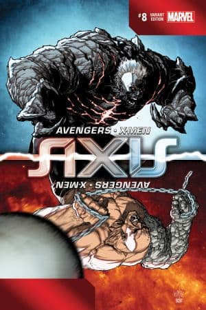 Avengers & X-Men: Axis (2014) #8 (Yu Inversion Variant)