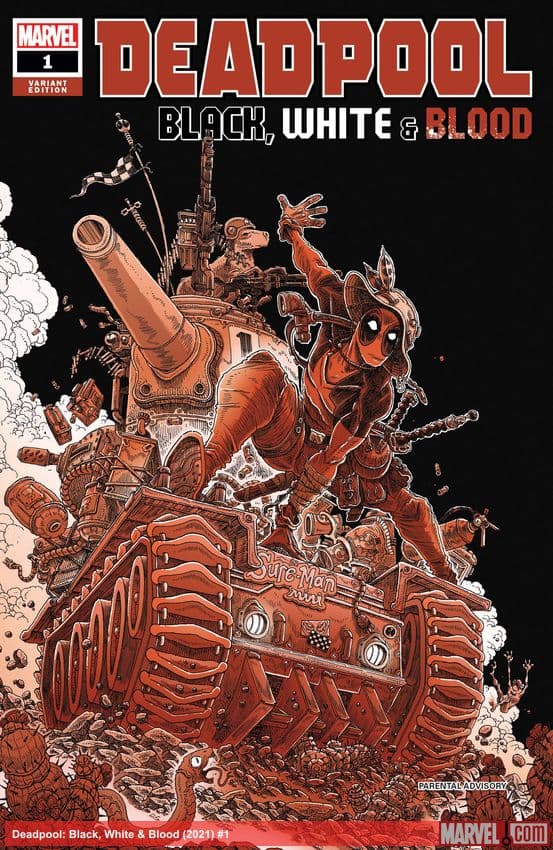 Deadpool: Black, White & Blood (2021) #1 (Variant)