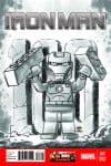 Iron Man (2012) #17 (Castellani Lego Sketch Variant) cover
