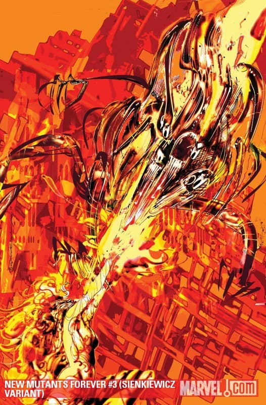 New Mutants Forever (2010) #3 (SIENKIEWICZ VARIANT)