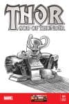 Thor: God of Thunder (2012) #14 (Castellani Lego Sketch Variant) cover