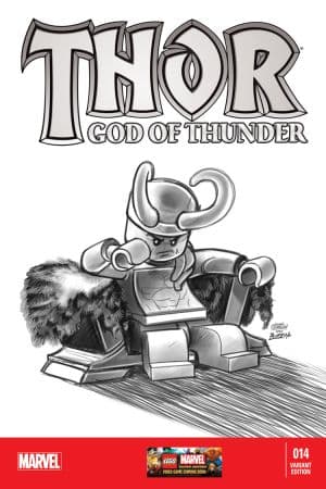 Thor: God of Thunder (2012) #14 (Castellani Lego Sketch Variant)