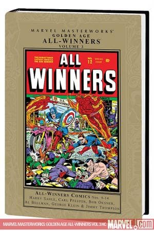 MARVEL MASTERWORKS: GOLDEN AGE ALL-WINNERS VOL. 3 HC (Trade Paperback)