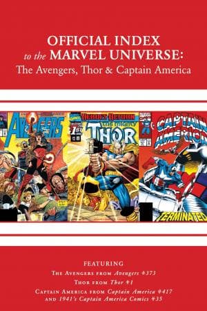 Avengers, Thor & Captain America: Official Index to the Marvel Universe (2010) #11