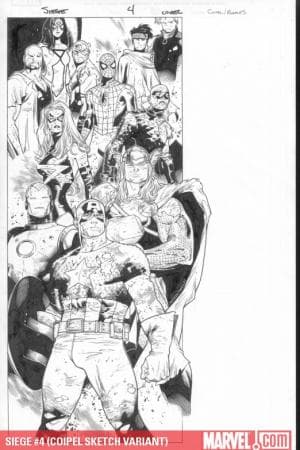 Siege (2009) #4 (COIPEL SKETCH VARIANT)