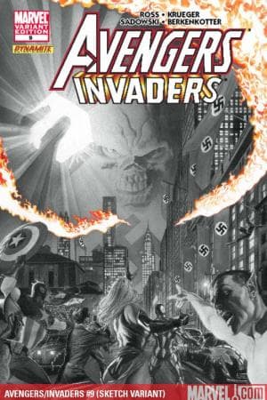 Avengers/Invaders (2008) #9 (Sketch Variant)