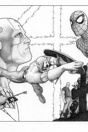 Civil War (2006) #1 (sketch variant)