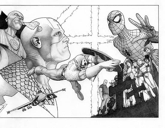 Civil War (2006) #1 (sketch variant)
