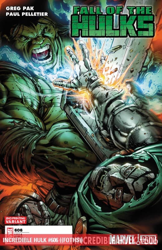 Incredible Hulks (2010) #606 (2ND PRINTING VARIANT)