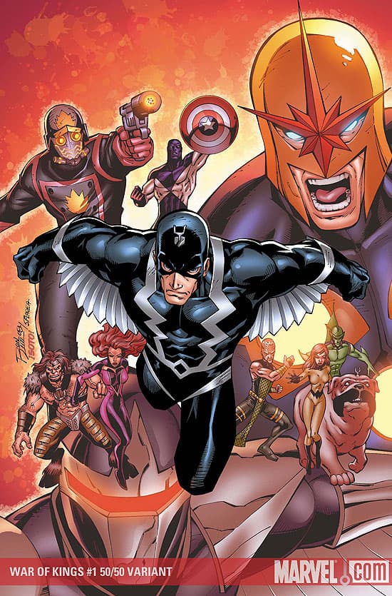 War of Kings (2009) #1 (LIM (WOK, 50/50 COVER))