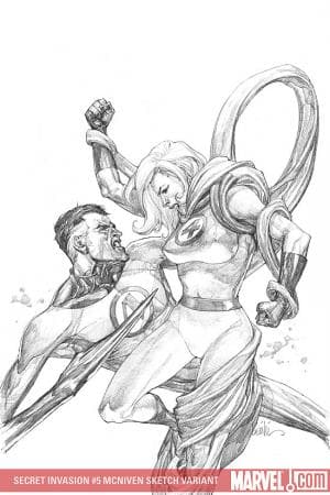 Secret Invasion (2008) #5 (SKETCH VARIANT)