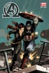 New Avengers (2013) #17 (RIVERA CAPTAIN AMERICA TEAM-UP VARIANT ) cover