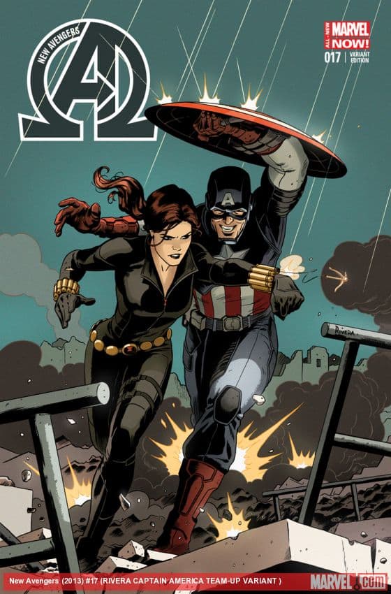New Avengers (2013) #17 (RIVERA CAPTAIN AMERICA TEAM-UP VARIANT )