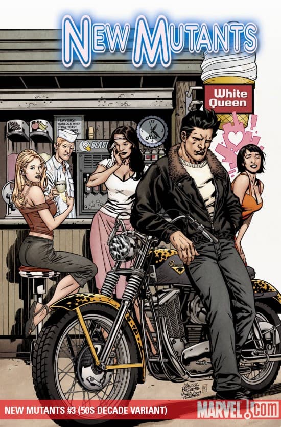 New Mutants (2009) #3 (50S DECADE VARIANT)