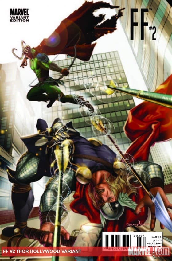 FF (2011) #2 (THOR HOLLYWOOD VARIANT)