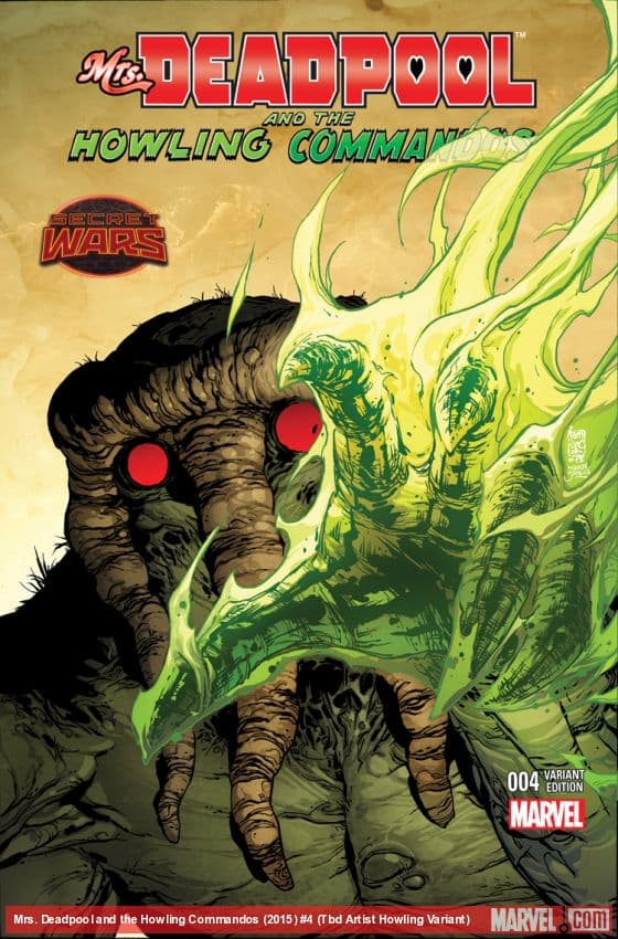Mrs. Deadpool and the Howling Commandos (2015) #4 (Camuncoli Howling Variant)