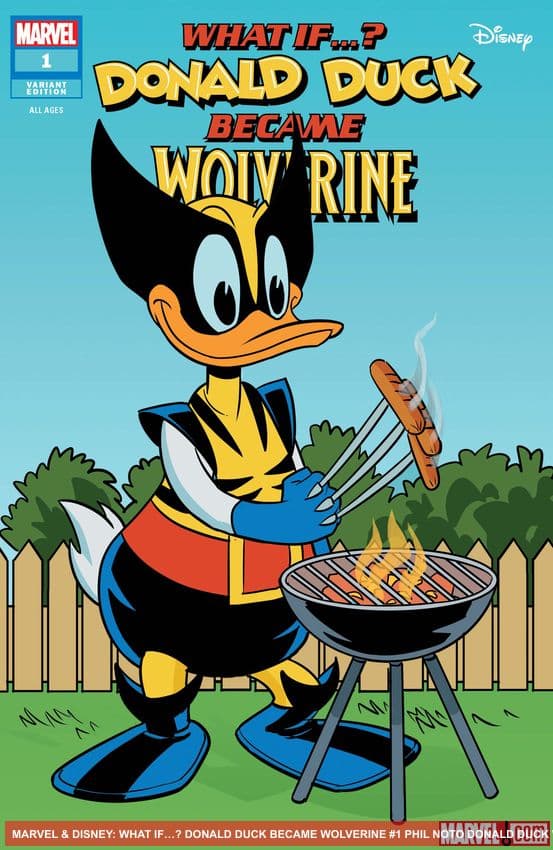 MARVEL & DISNEY: WHAT IF…? DONALD DUCK BECAME WOLVERINE #1 (2024) #1 (Variant)