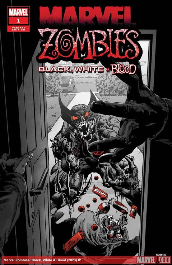 Marvel Zombies: Black, White & Blood (2023) #1 (Variant)