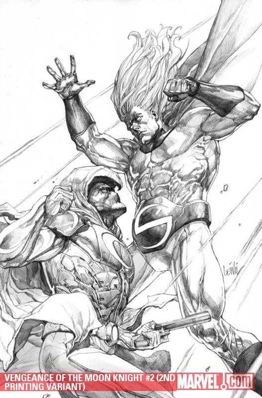 Vengeance of the Moon Knight (2009) #2 (2ND PRINTING VARIANT)