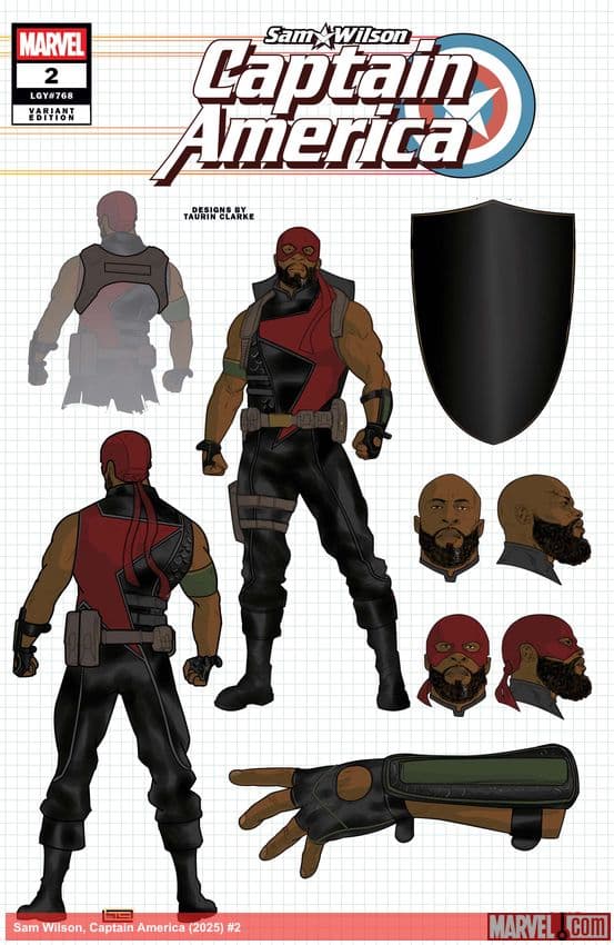 Sam Wilson, Captain America (2025) #2 (Variant)
