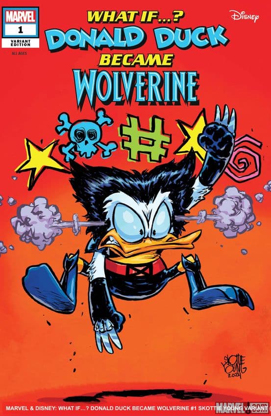 MARVEL & DISNEY: WHAT IF…? DONALD DUCK BECAME WOLVERINE #1 (2024) #1 (Variant)