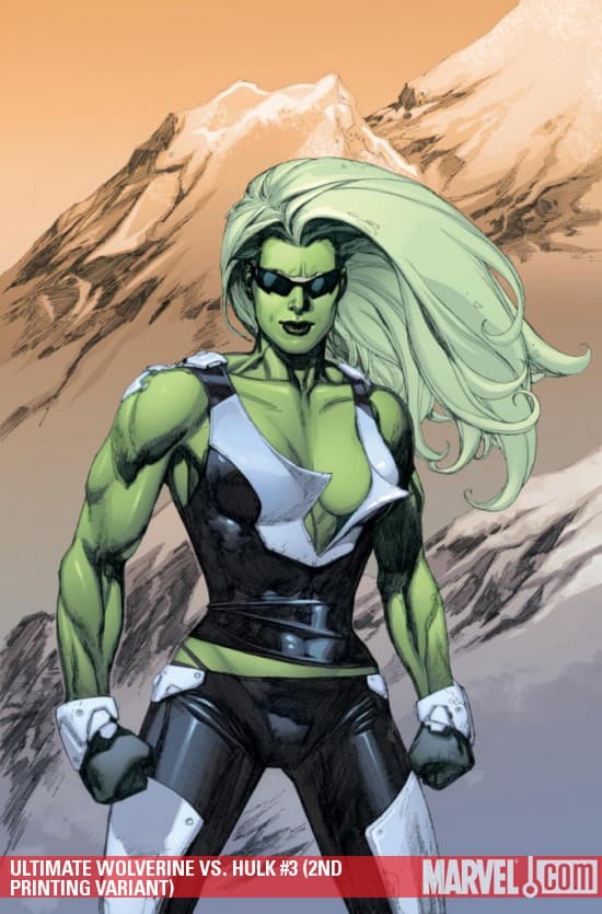 Ultimate Wolverine Vs. Hulk (2005) #3 (2ND PRINTING VARIANT)