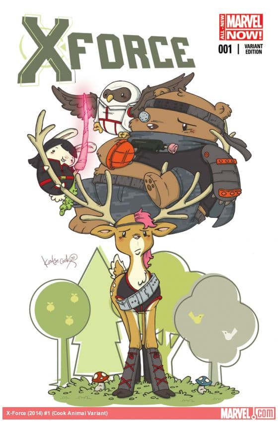 X-Force (2014) #1 (Cook Animal Variant)