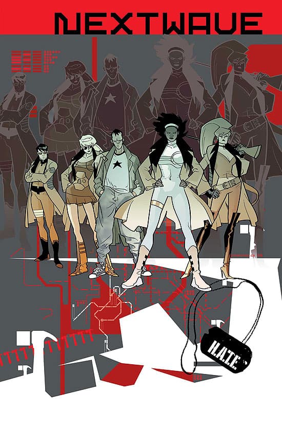 Nextwave: Agents of H.a.T.E. (2006) #5 (CRAYON BUTCHERY VARIANT)