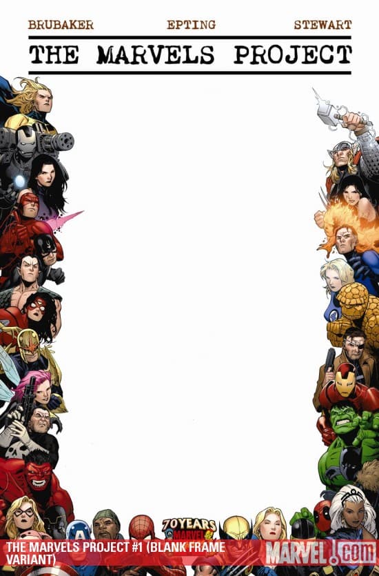 The Marvels Project (2009) #1 (BLANK FRAME VARIANT)