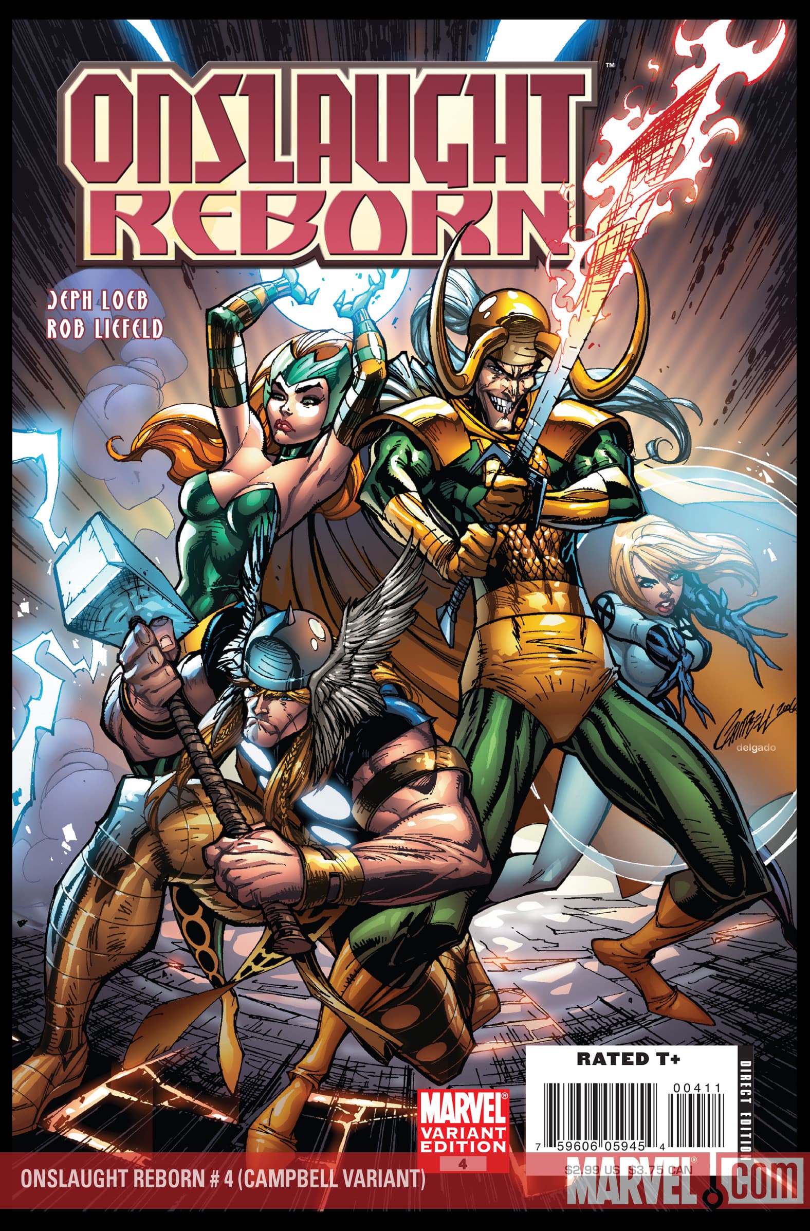Onslaught Reborn (2006) #4 (Campbell Variant)