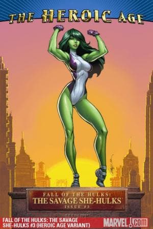 Fall of the Hulks: The Savage She-Hulks (2010) #3 (HEROIC AGE VARIANT)