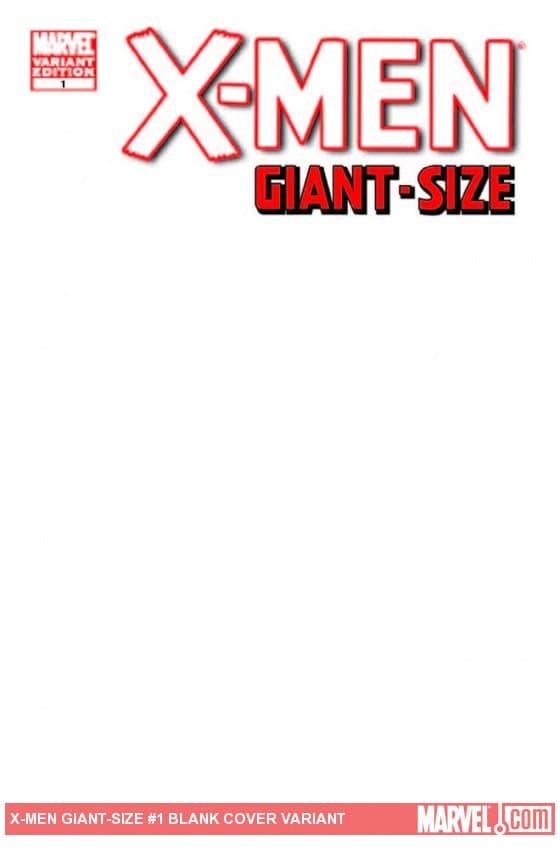 X-Men Giant-Size (2011) #1 (Blank Cover Variant)