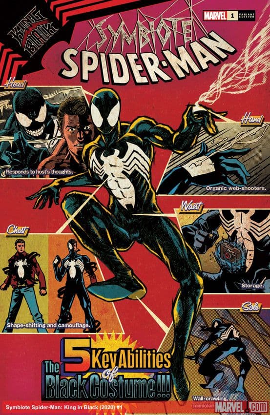 Symbiote Spider-Man: King in Black (2020) #1 (Variant)