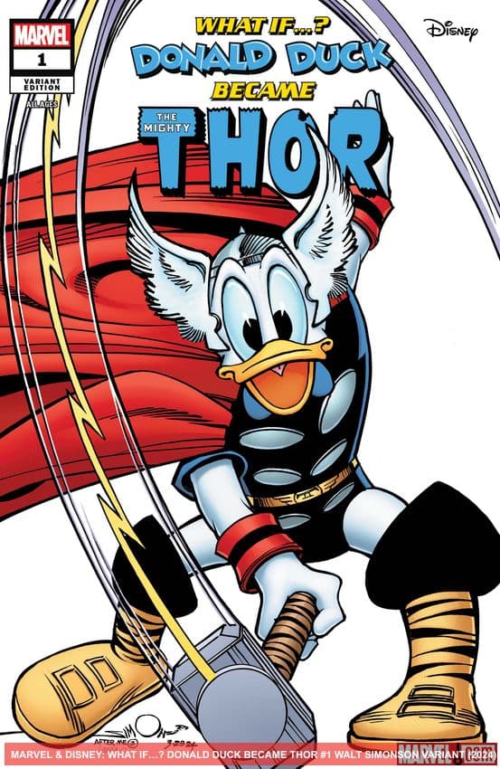 MARVEL & DISNEY: WHAT IF…? DONALD DUCK BECAME THOR (2024) #1 (Variant)