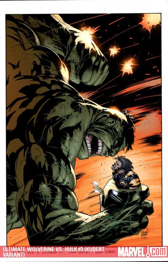 Ultimate Wolverine Vs. Hulk (2005) #3 (KUBERT VARIANT (1 FOR 15))