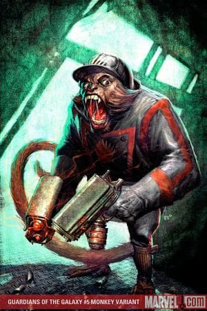 Guardians of the Galaxy (2008) #5 (MONKEY VARIANT (SI, 1 FOR 10))